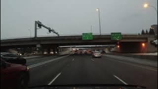 Download lagu 4K Drive In Light Snow From Redmond to Renton, WA Washington USA 2021