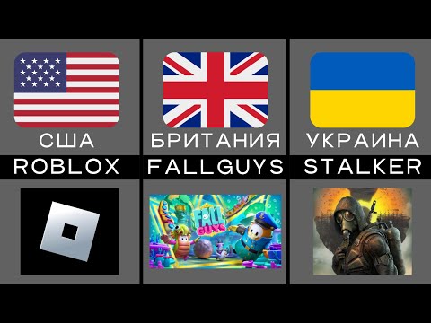 Видео: Популярные Игры Из Разных Стран
