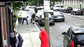 Caught on camera: Gunfire exchanged on street in Boston neighborhood