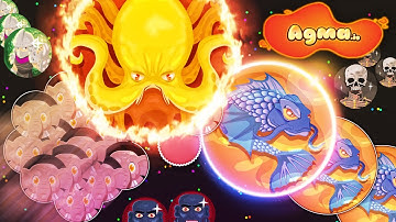 AGMA.IO Doublesplit KING *300 Bot GAMEPLAY*