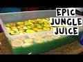 How to make an Epic Green Jungle Juice - Tipsy Bartender
