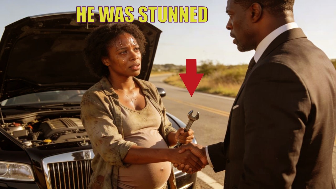 A Poor Pregnant Woman Fixed a Billionaire’s Car—What He Noticed Changed Everything