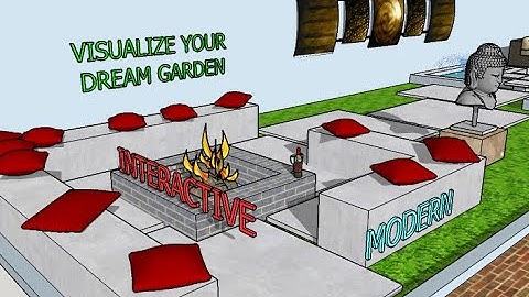 Landscape Design Walkthrough on Sketchup