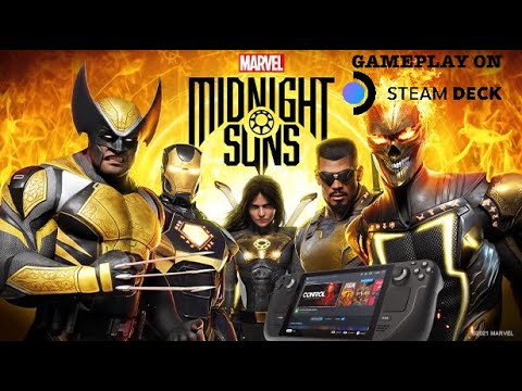 Marvel's Midnight Suns Gameplay on Steam Deck 