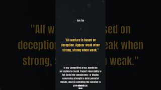 Sun Tzus Deception Strategy