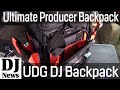 Packing Gear Into UDG Ultimate Small Producer Backpack Demonstration | Disc Jockey News