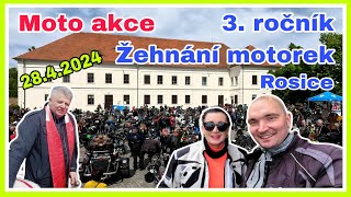 Moto akce - Rosice 3 ročník Žehnání motorek