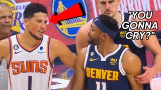 Devin Booker & Bruce Brown GET HEATED!👀 #shorts 