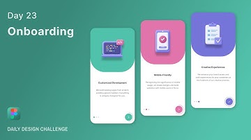 Daily UI Design Challenge | Day 23 | Onboarding Screens