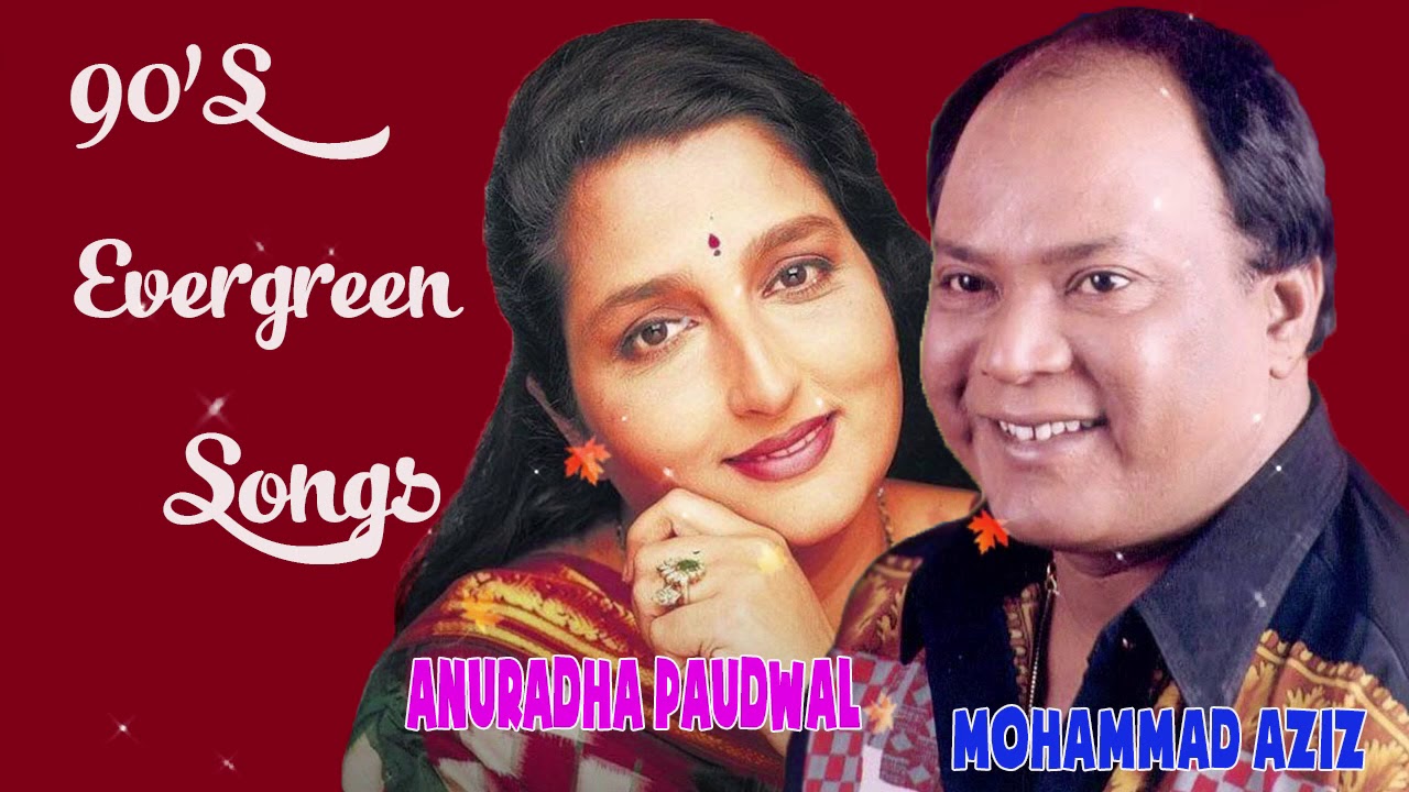 BEST OF MOHD AZIZ ★ ANURADHA PAUDWAP★ 90's Evergreen Love Songs Best Hindi Duet Songs video editing software free
