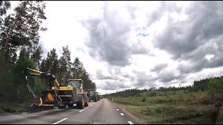 Vägarbete i Skymd sikt