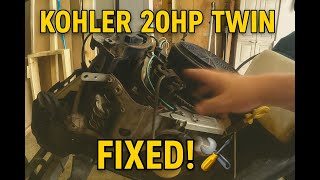 Repairing a Kohler 20HP Twin: From Misfire to Running Like New! Coil Replacement