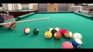 ビリヤード Billiard Break Cue KeithAndy BLAZE Side 1 ▶️ Destroy the cluster with the cue ball 💮 - YouTube