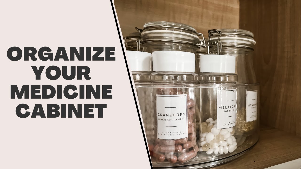 How to Organize Vitamins, Supplements & Medicines in Four Steps