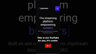 Joystream - best analog youtube