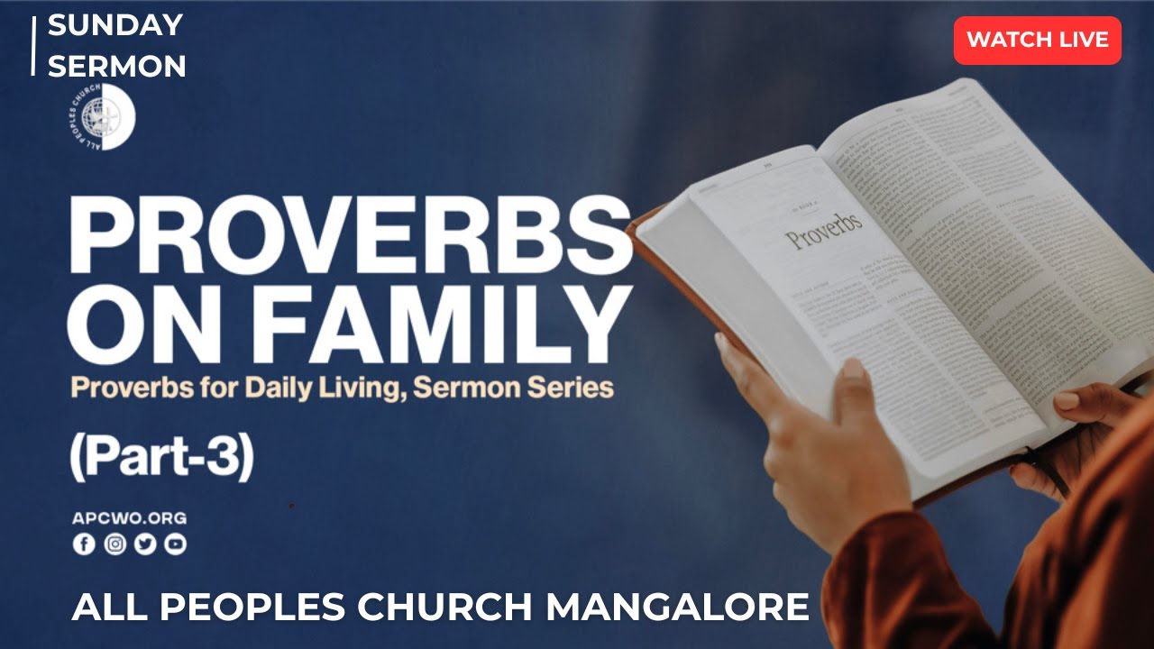 Proverbs on Family - Proverbs for Daily Living (Part-3) | Mangalore LIVE (Sun Jan 18, 2026)