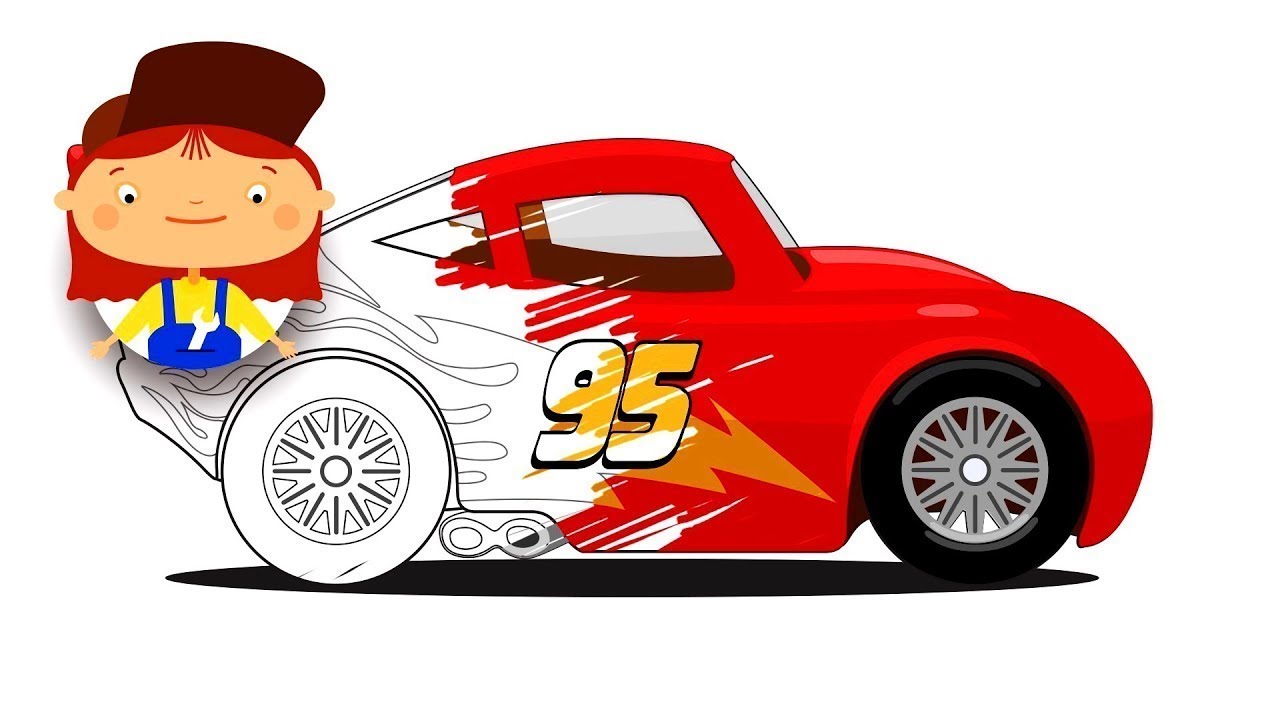 Desenhos Online para colorir e imprimir!: Carro de corrida pra pintar