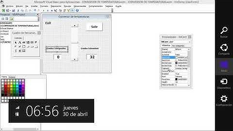CONVERSOR DE TEMPERATURA GRADOS °C A °F VISUAL BASIC EN EXCEL