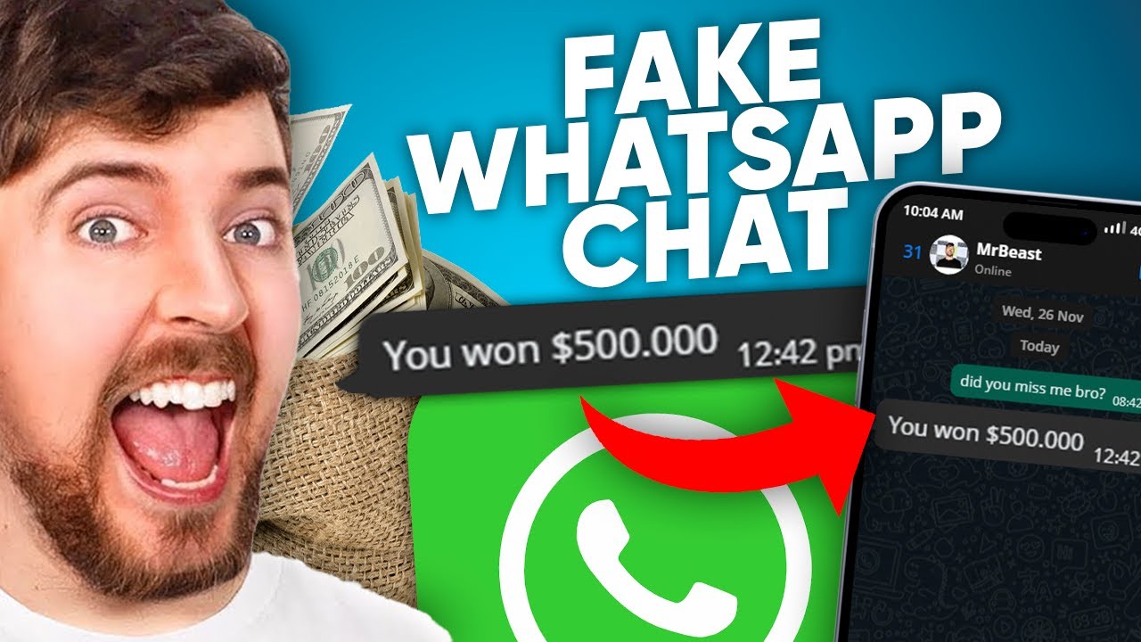 How to Make Fake Whatsapp Chat Conversation YouTube