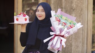 Neng Pungky Tersenyum Bahagia Sekaligus Kaget Dapat Kejutan Ulang Tahun Dari A Bayu