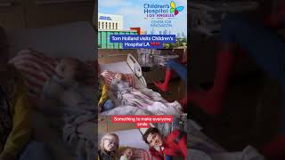 Tom Holland visits Children’s Hospital and it’s the best thing you’ll see all day!! #spiderman