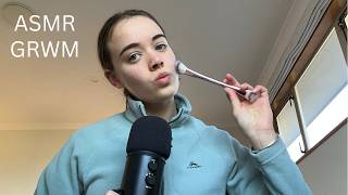 ASMR GRWM (chatting, tingly, makeup recs)