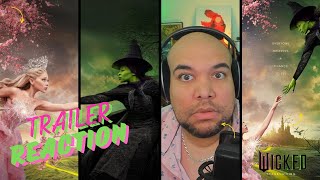 Wicked MOVIE Trailer Reaction - WILL THEY F**K IT UP?!?!