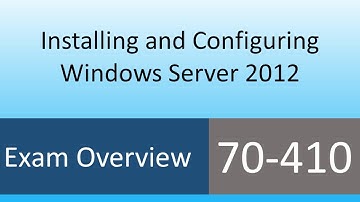 70-410 Installing and Configuring Windows Server 2012 - CertifyGuide Exam Video Training