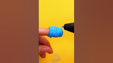 QUICK DIY THIMBLE 🧵😍 Sewing Safely Without the Pricks! #shorts