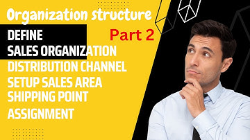 Organization structure part 2 (SAP S4 HANA Finance Tutorial ,  End to End implementation) - Video 5