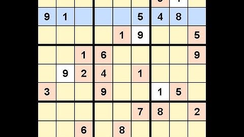 How to Solve Los Angeles Times Sudoku Expert November 13, 2021