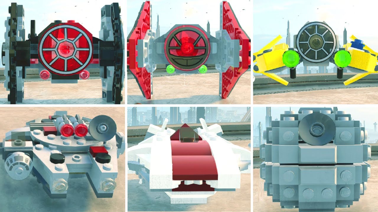 All Micro Ships in LEGO Star Wars: The Skywalker Saga (All Minikit Vehicles Unlocked) -