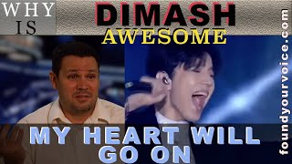 Why is Dimash My Heart Will Go On AWESOME? Dr. Marc Reaction &amp; Analysis
