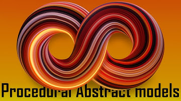 Abstract Models using Curves- Tutorial (Procedural) Blender 2.93