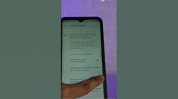 Call 📞Recording ko kaise🤔 chalu karen ❗How to turn on Calling Recording📲 #short