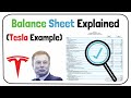 How to Read a Balance Sheet (Tesla Example)