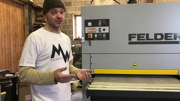 #MWShopTalk - Flatterning a slab with a WideBelt Sander