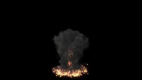 Maya Fluid FX explosion v01