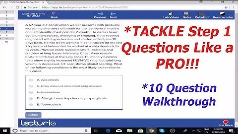 USMLE Step 1 Questions - How to Answer (Like a PRO!) 2018 [THOUGHT PROCESS]