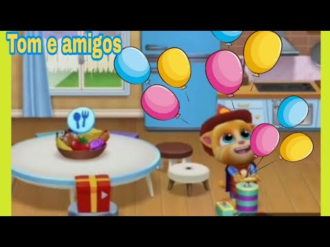 Jogo do Tom e amigos/ cuidando dos filhotinhos,gatinho, gata Ângela e  +.Ep.2 [Talking Tom Friends] 