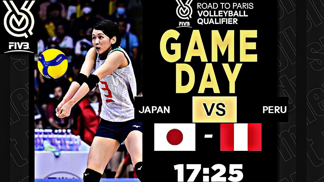 Live JAPAN vs PERU WOMEN'S VOLLEYBALL OLYMPIC QUALIFIER TOURNAMENT