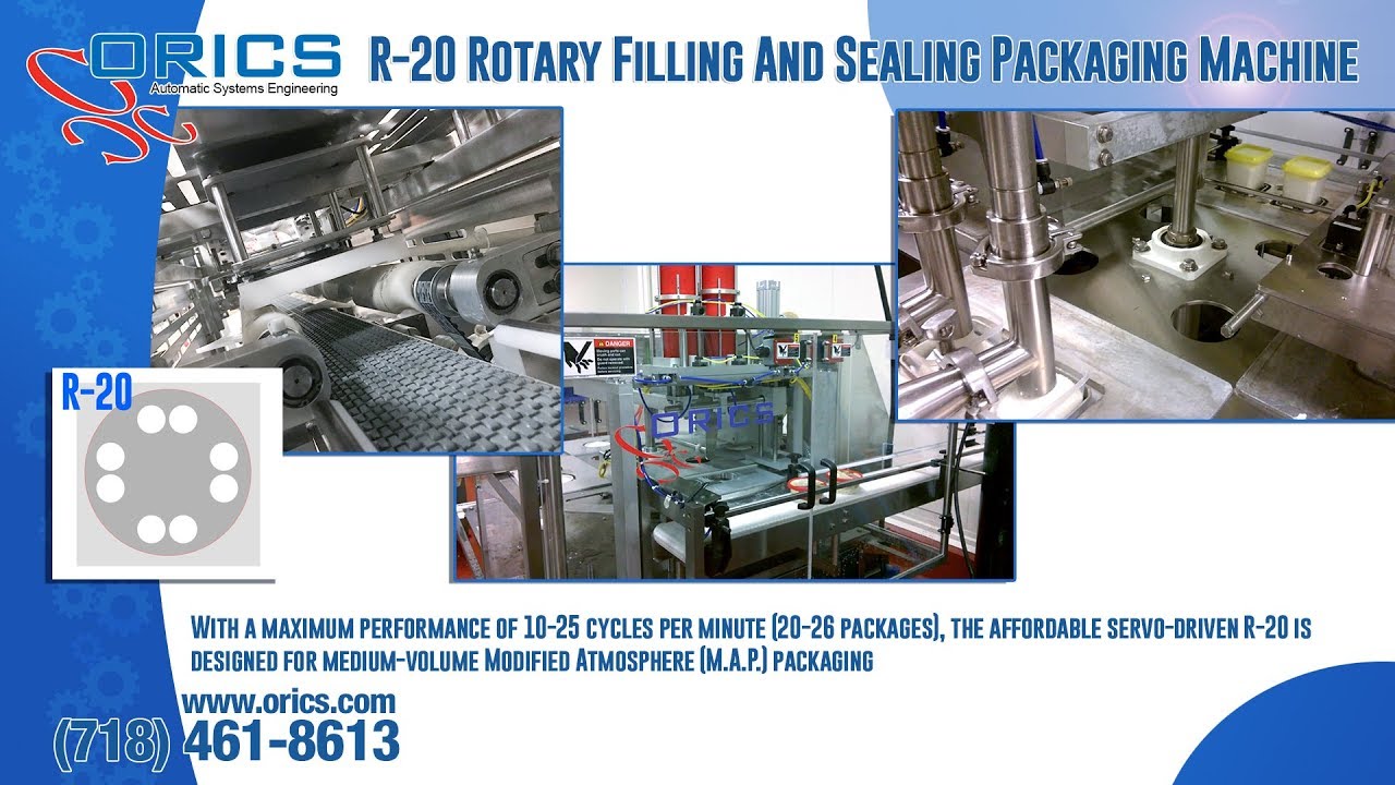 ORICS R-20 Tub or Tray Filler - Sealer for dairy-cottage chesse-cream-butter