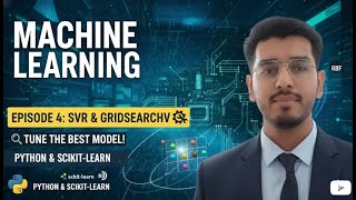 SVR & Finding the BEST Model with GridSearchCV | Machine Learning for beginners 
