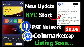 Pse Network Kyc New Update | Pse Network Mining App | Kya Start |