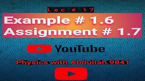 Example  1.6 | Assignment  1.7 |