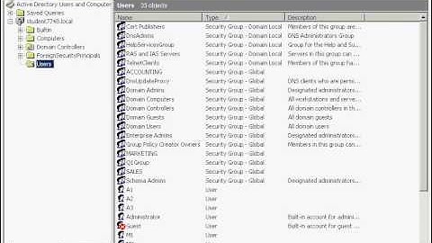 A Simple Example of CSVDE Command line utility