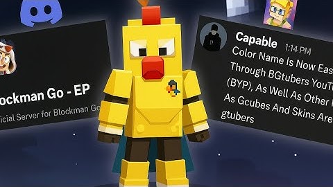 How to get free colour name in blockman go bedwars 