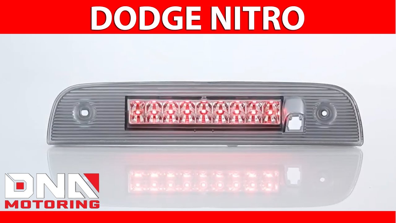 DNA Motoring 0712 Dodge Nitro LED Chrome Third Brake Light YouTube
