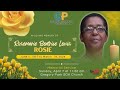 Memorial service for rosemarie beatrice lewis  april 7 2024 1100 am  gregory park sda