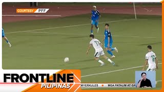 Philippine Men's National Football Team, talo sa home game vs. Iraq | Frontline Pilipinas